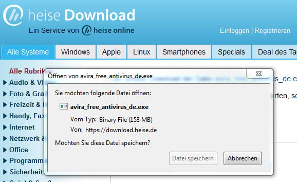 Bei einen Drive-by-Download erscheint meist kein Hinweis, dass eine Datei heruntergeladen werden soll